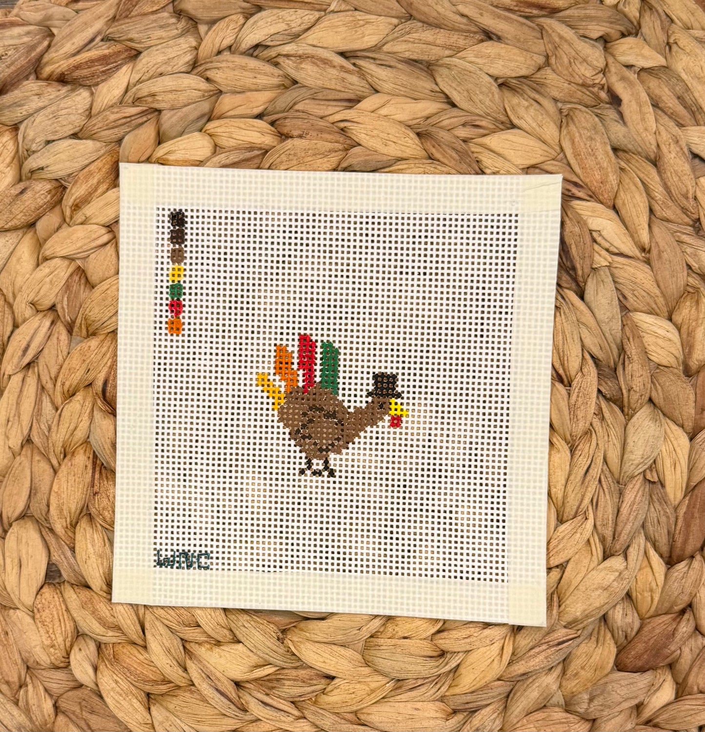 Hand Turkey Needlepoint Canvas
