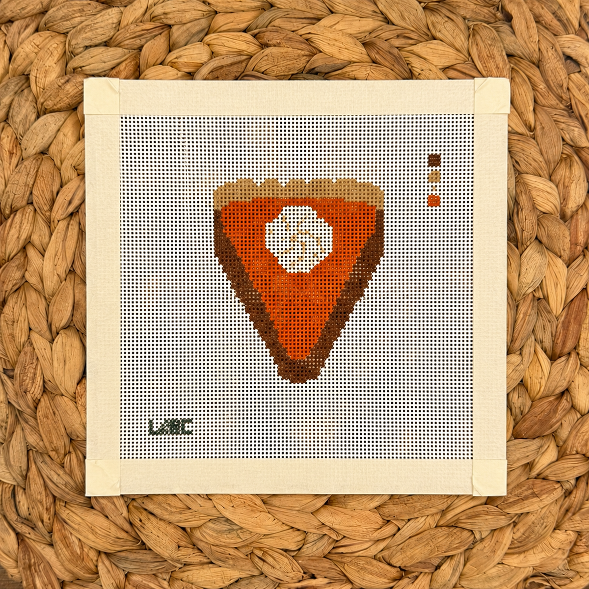 Pumpkin Pie Needlepoint Canvas