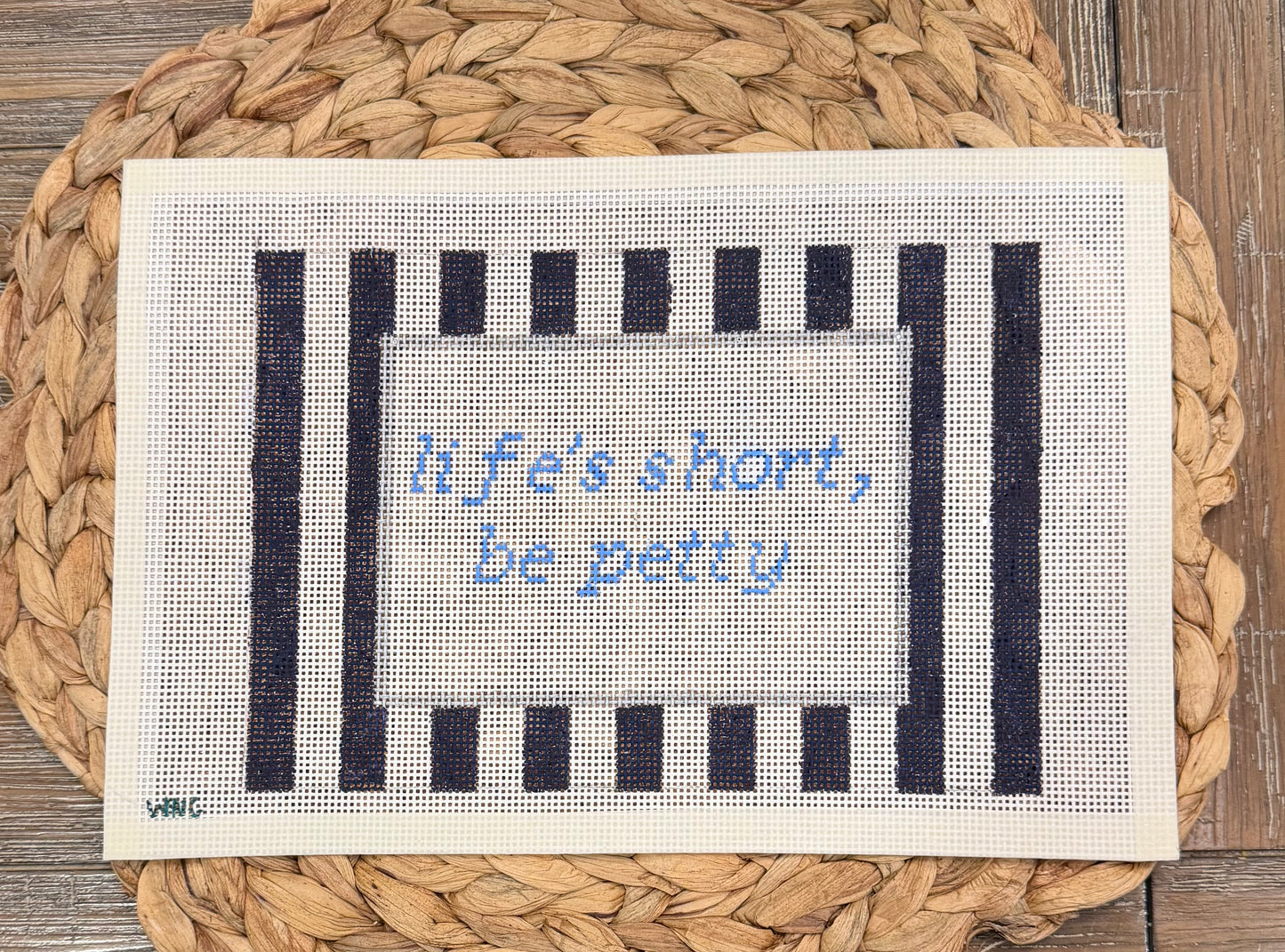 Be Petty Needlepoint Canvas