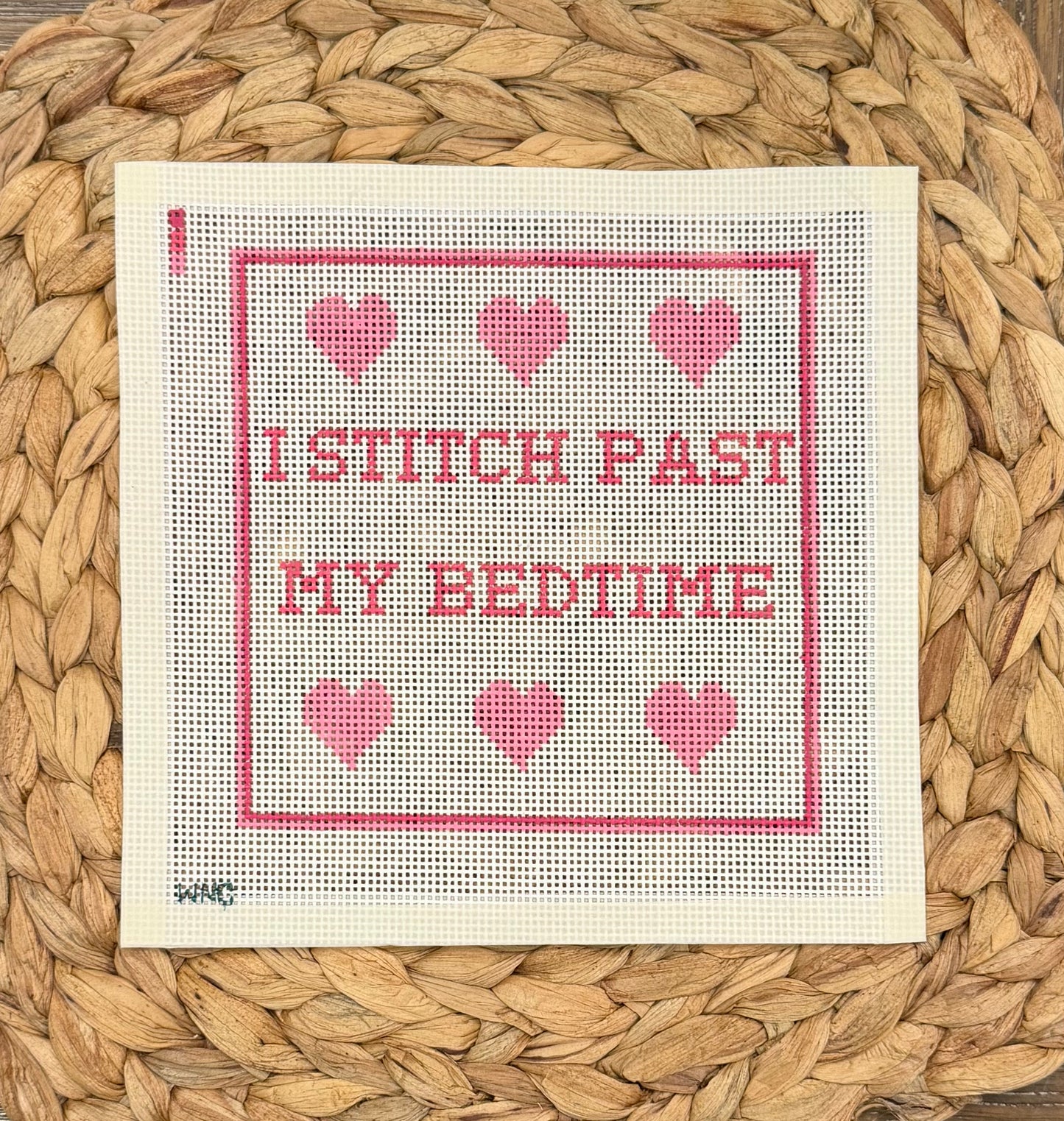 Past Bedtime Needlepoint Canvas