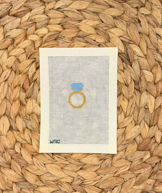 Diamond Ring Needlepoint Canvas